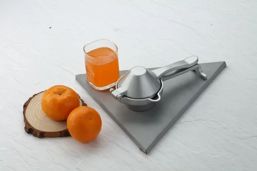 Vista 5 de Exprimidor de mano Exprimidor manual de aluminio Agarre ergonómico para la extracción eficiente de jugo de cítricos de otras frutas Duradero