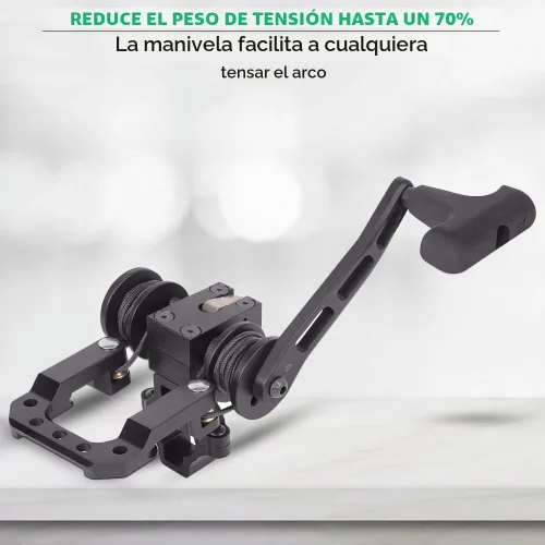 Vista 2 de CenterPoint Dispositivo de atrapamiento de cuerda de ballesta de tiro con arco AXCCRANK