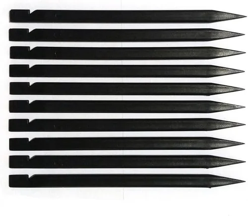 Vista 10 de Juego de herramientas negras universales para abrir y tipo lapicera para reparar teléfonos celulares iPhone, tablets iPad, PC laptop Macbook, 50