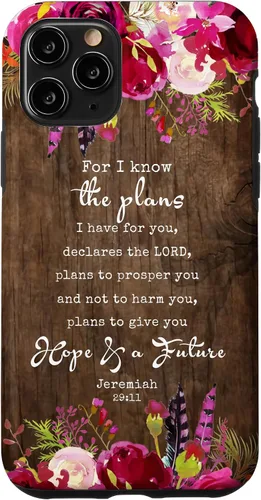 Vista 29 de for I Know The Plans I Have for You - Funda cristiana para iPhone 17 de Jeremías 29:11