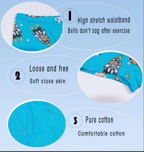 Vista 2 de Boboking Calzoncillos tipo bóxer de algodón para niños, ropa interior suave para niños pequeños