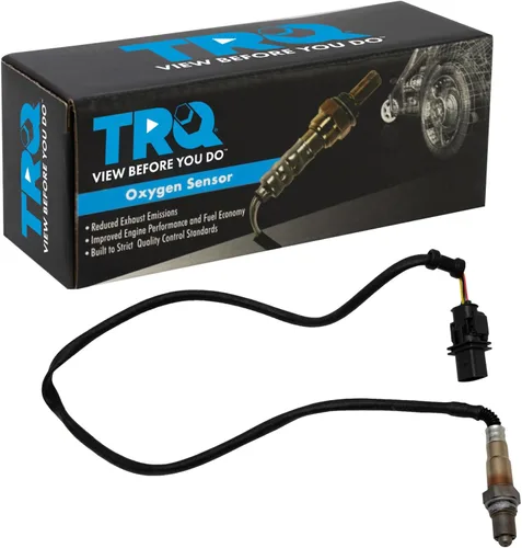 Vista 175 de TRQ Sensor de Oxígeno O2 de 4 Hilos de Banda Estrecha Compatible con VW Atlas 2.0L 2018-21, VW GTI 2.0L 2016-18, Audi A3 Quattro 2.0L 2015-18, VW