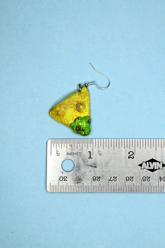 Vista 4 de Pendientes de guacamole Colgantes de chips de tortilla, aretes de comida, regalo para mujeres y niñas
