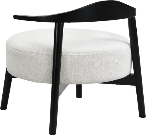 Vista 7 de Christopher Knight Home Ipomoea - Silla decorativa de respaldo bajo, silla de sala de estar, silla cómoda para dormitorio, silla auxiliar de madera