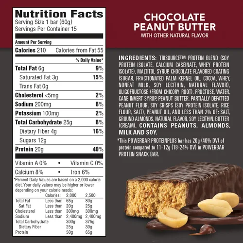 Vista 3 de Barra PowerBar Protein Plus - Barra proteica