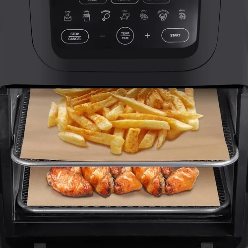 Vista 2 de Forros desechables para freidora de aire compatibles con CHEFMAN 10 cuartos de galón, accesorios digitales multifuncionales para freidora de aire