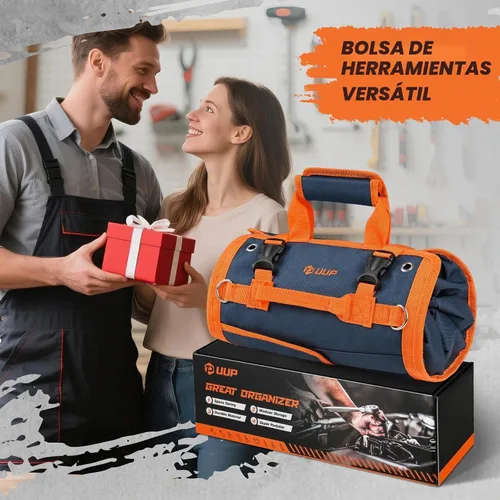 Vista 4 de Bolsa de herramientas resistente para regalo, para hombres, papás, mecánico