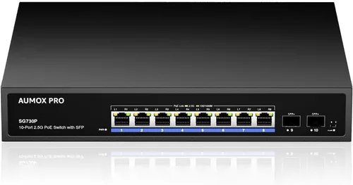 Vista 16 de Conmutador Ethernet Gigabit no administrado de 5 puertos, concentrador de red AUMOX PRO Home, divisor Ethernet de oficina, Plug-and-Play