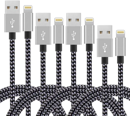 Vista 17 de Cable de Carga 4 en 1 de Carga Rápida de 65W, Cable USB C 4 en 1 Cable de Carga Múltiple USB con Chip E-Mark, Cable Cargador Múltiple para iPhone