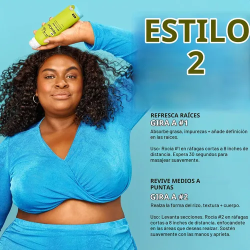 Vista 5 de DevaCurl Champú seco hidratante Dry No-Poo Fórmula no seca Acabado invisible Para todo tipo de cabello rizado