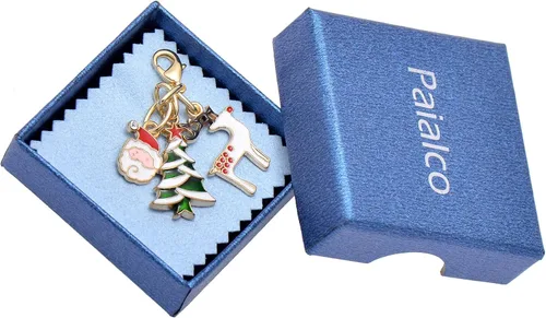Vista 4 de Paialco Delicados dijes navideños con diseño de langosta