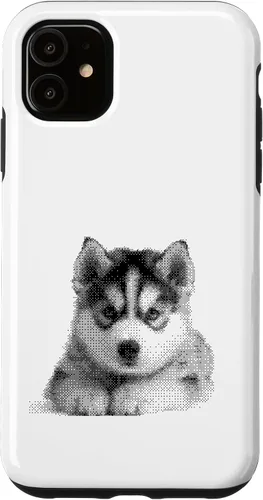 Vista 8 de Cute Siberian Husky for Dog Mom and Paw Parents Case for iPhone XR