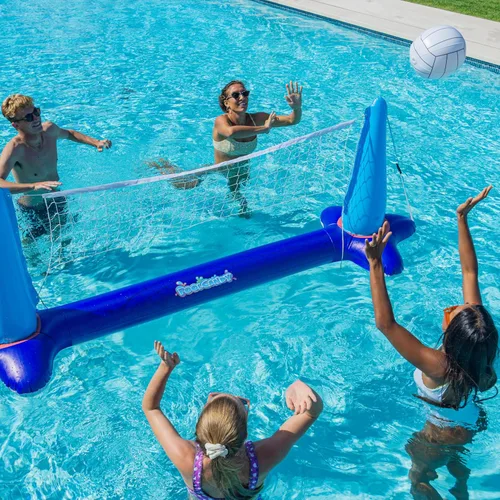 Vista 8 de Poolcandy Juego de voleibol LED flotante gigante iluminado