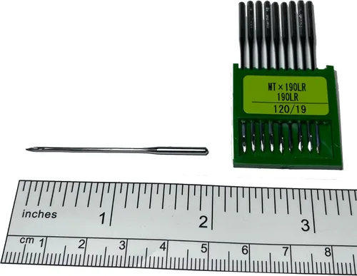 Vista 2 de aguja para máquina de coser 190lr mtx190 punta de cuero compatible para Pfaff 145 190 (tamaño 18/110)