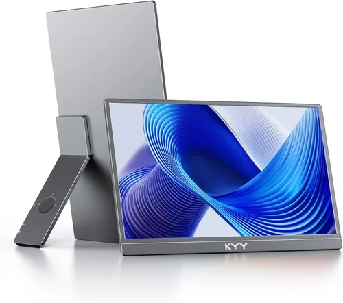 Vista 10 de KYY Monitor Portátil 15.6' FHD 1080P Monitor Portátil para Laptop USB C HDMI Monitor