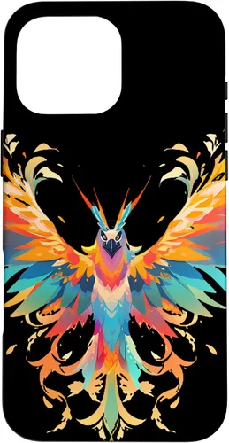 Vista 18 de Funda para iPhone 11 Rising Phoenix Fire Colorful Bird Open Wing Rebirth