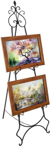 Vista 3 de Displays2Go Caballete decorativo de piso doble
