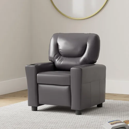 Vista 2 de MCombo Silla reclinable para niños pequeños con pies antideslizantes 7240 Negro