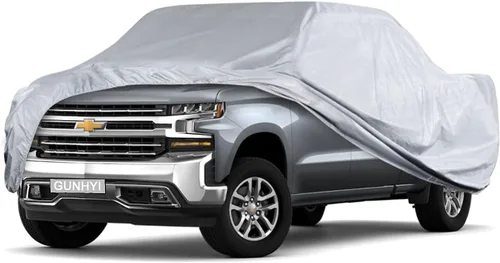 Vista 19 de GUNHYI - Funda para coche impermeable para todo tipo de clima, funda completa de 16 capas de alta resistencia para exteriores con ventilaciones