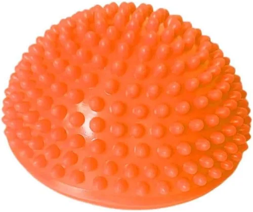 Vista 4 de Half Balance Training Ball - Small PVC Semi-Round Stability Trainer with Textured Non-Slip Surface - Balance Board for Core Workouts