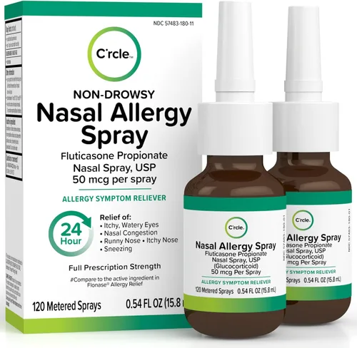 Vista 10 de Fluticasone - Aerosol Nasal para Alivio de Alergias – 24 horas sin somnolencia – Aerosol nasal para alivio de alergias sinusales – Fuerza