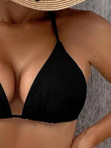 Vista 89 de Rajputana Conjunto de bikini para mujer, traje de baño brasileño de dos piezas con tanga