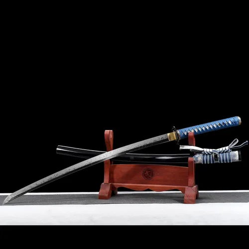 Vista 3 de Espadas samuráis japonesas Katana Espada Real Sharp