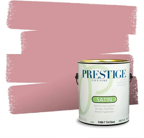 Vista 436 de Prestige Paints Pintura exterior e imprimación en uno, 1 galón, plano, coincidencia comparable de Valspar* Amber Rose*