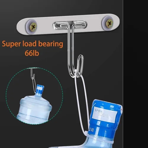 Vista 7 de Anclajes de pared hueca, kit de anclaje para paneles de yeso con tornillos, anclaje de pared hueco autoperforante, 65 libras, blanco