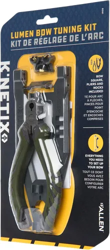 Vista 4 de Allen Company K'Netix Lumen - Kit de afinación de arco, compatible con arcos compuestos, recurvos y largos, gris