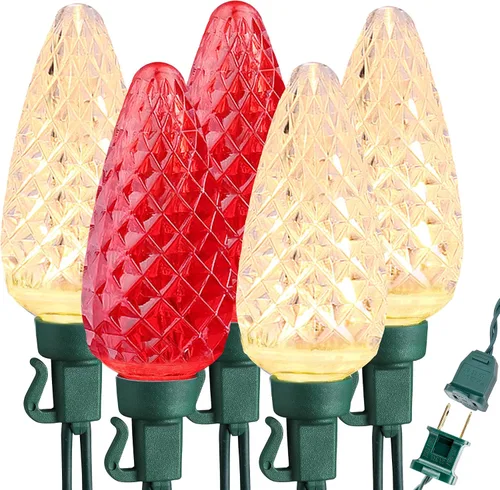 Vista 10 de Brizled - Luces de Navidad C9 para decoraciones navideñas al aire libre