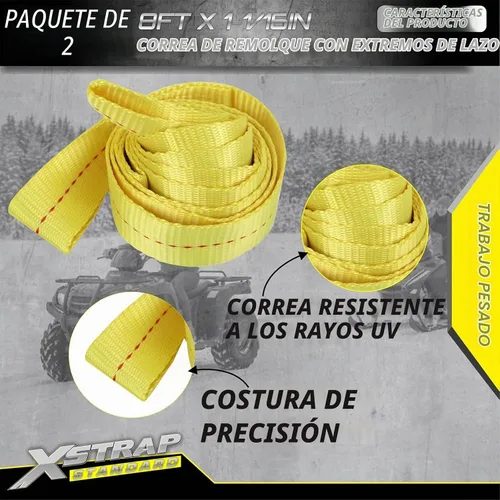 Vista 7 de XSTRAP STANDARD 2PK 1-3/4 pulgadas x 8 pies Eslinga de elevación de correas