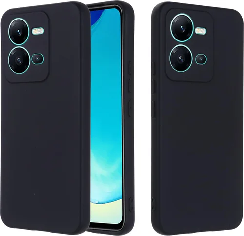 Vista 4 de Funda protectora de silicona líquida para Vivo V25/Vivo V25e/Vivo X80 Lite, funda protectora de silicona líquida para Vivo V25/Vivo V25e/Vivo X80