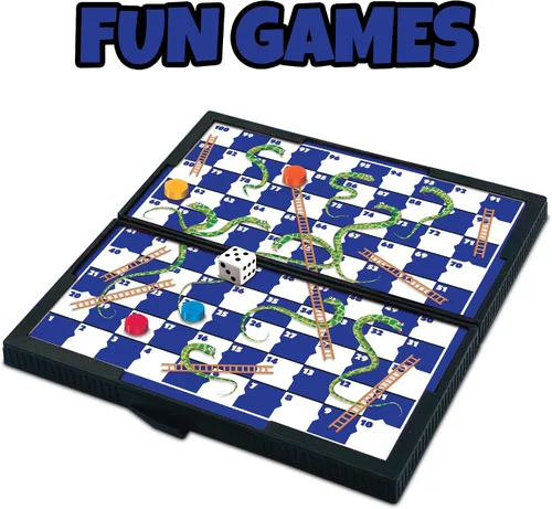 Vista 5 de Gamie juego de tablero magnético incluye 12 juegos de diversión retro – 5 pulgadas diseño compacto – en caja individual– enseña estrategia y enfoque