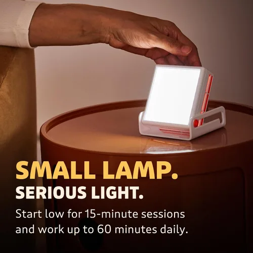 Vista 6 de Circadian Optics Lámpara de Terapia de Luz Brillante Luxy para Escritorio Como se Vio en Shark Tank Brillo Ultra Potente de 10,000 LUX