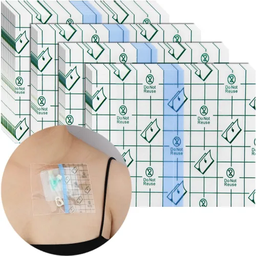 Vista 9 de 50 Piezas Vendaje Protector de Ducha Impermeable 4x4 pulgadas para Catéter de Quimioterapia de Pecho Cubierta de Ducha Hemodiálisis Puerto Cirugía