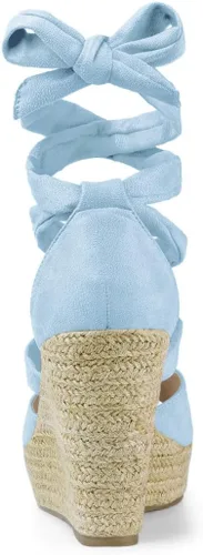 Vista 3 de Allegra K Alpargatas con cordones para mujer