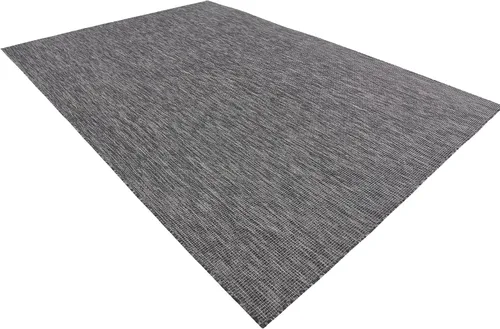 Vista 3 de Unique Loom Collection Alfombra de Área Tejido Plano Casual Transicional Sólida Jaspeada para Interiores/Exteriores