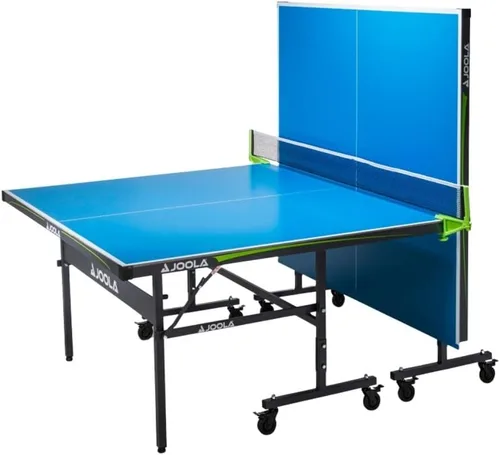 Vista 4 de JOOLA - Mesa de tenis de mesa para exteriores - Mesa de conferencia multiusos, mesa de comedor - Aspecto de madera y concreto, incluye set de red