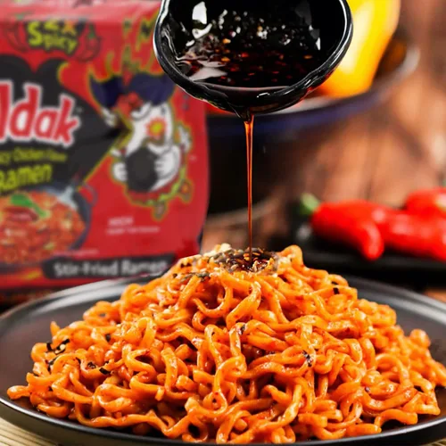 Vista 3 de Samyang Paquete de 5 ramen Buldak de sabor picante, 2