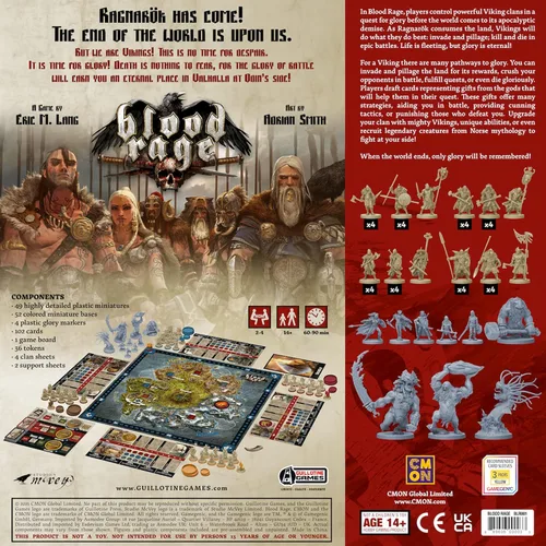 Vista 3 de Juego Blood Rage (versión en inglés)