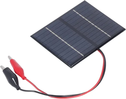 Vista 7 de Omabeta 1.5W 12V Panel solar, panel solar ligero portátil de salida de alta eficiencia de polisilicio para cargador de batería