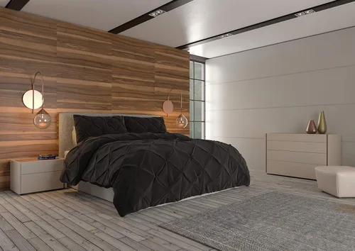 Vista 2 de Nestl Bedding - Juego de 3 piezas de edredón de microfibra con fundas de almohada