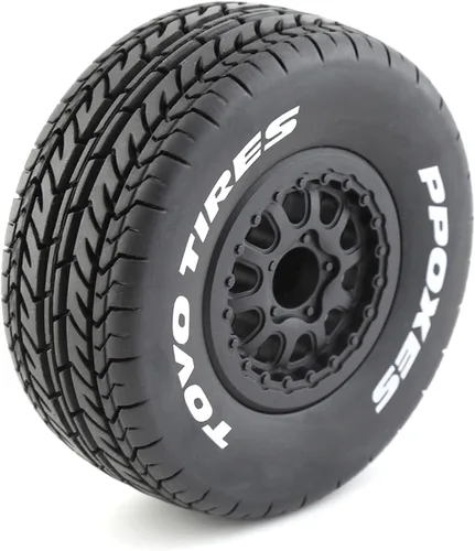 Vista 6 de Lifehead 1/10 RC Short Course - Neumáticos para camiones todo terreno, adecuados para TRAXXAS Slash4X4 ARRMA SENTON 4X4 V3 Losi Ford Raptor Baja