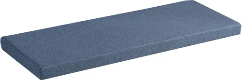 Vista 8 de Elegante cojín de banco de color sólido con lazos, cojín antideslizante para banco de interiores y exteriores, cojín de muebles de patio, cojín