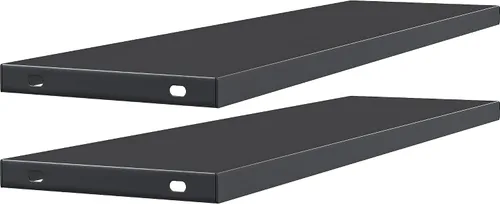 Vista 9 de YITAHOME - Cobertizo de almacenamiento horizontal al aire libre con puerta bloqueable en forma de X, cobertizo de herramientas de resina resistente