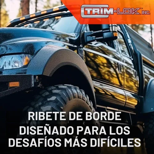 Vista 6 de TRIM-LOK Borde de borde, se adapta a borde de 1/2 pulgada, longitud de pierna de 19/32 pulgadas, longitud de 25 pies, dedos de doble agarre, acabado