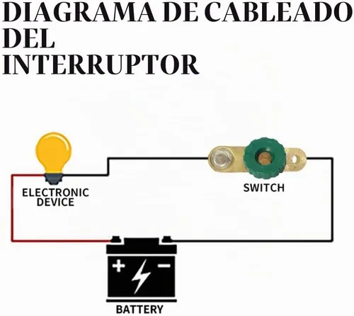 Vista 5 de Interruptor de desconexión de batería de automóvil de poste lateral, interruptor rápido de enlace de terminal de la batería del automóvil, aislador