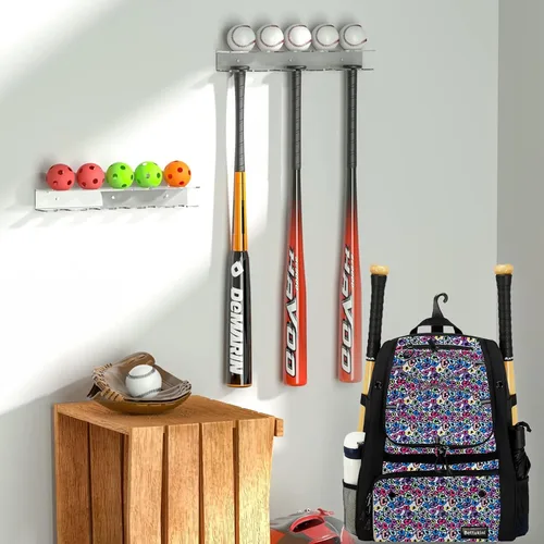 Vista 12 de Bolsa de béisbol juvenil con compartimento ventilado para zapatos, bolsa de bate de sóftbol para guantes de bateo, casco, equipo de teeball