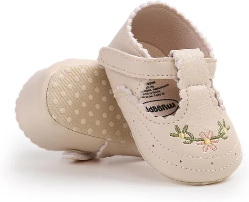 Vista 18 de Zapatos de vestir florales Mary Jane para bebé niña 01 Blanco